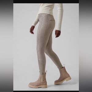 NWOT Athleta delancey gleam Moto tights